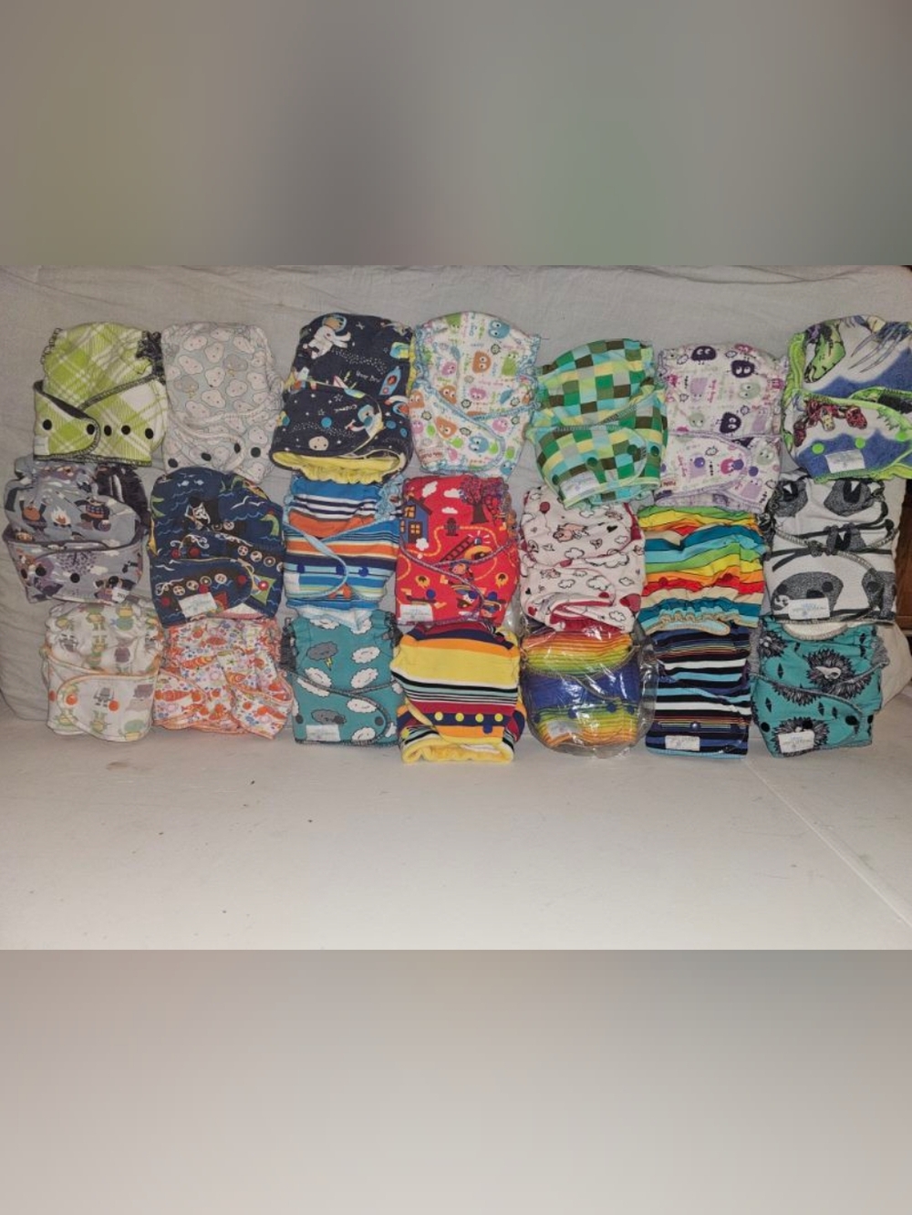 80+ Name Brand Cloth Diapers (Unique Designs)